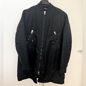 Acne Studio bomber jacket long, Excellent condition, Black, size xs